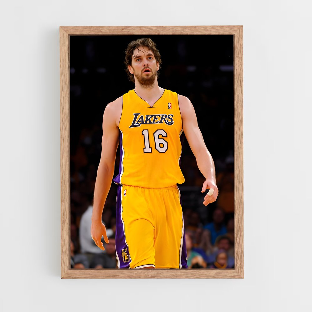 Poster Pau Power – affiche Basketball (vue 4)